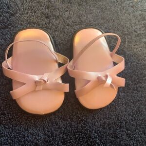 American Girl of today 18” doll metallic pink sandals